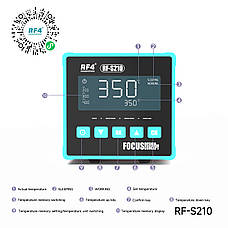 Паяльна станція RF4 RF-S210 72W (паяльник стандарту JBC 210, 100-500 ° C), фото 4