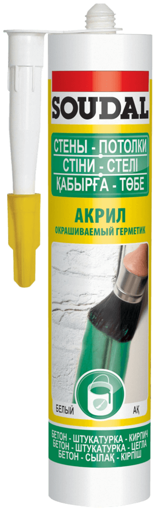Герметик акриловий білий 280мл