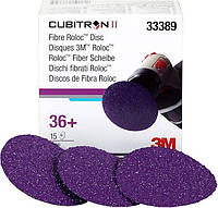 Фібровий круг 3M Cubitron II 786C 36+ Roloc Ø75 мм