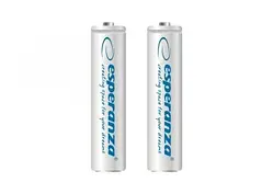 Акумулятор AAA, 1000 mAh, Esperanza, White, 2 шт, 1.2V, Blister (EZA101W)