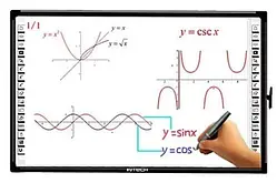 Інтерактивна дошка Intech М-76 Dual user 80", 4:3, USB 2.0, 1670х1170 мм