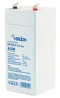 Акумуляторна батарея Merlion, 4V, 5 Агод, AGM, F1, 100x47x47 мм, 0.65 кг (GP450F1)
