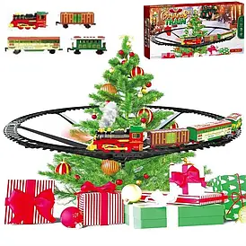 Залізниця різдвяна інтерактивна (звуки, підсвічування, парогенератор) арт. 699-119 A