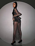 Жіночий вечірній костюм зі стразами, фото 2