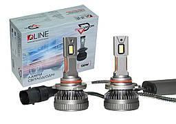 Світлодіодні лед led лампи QLine DualVision цоколь HB3 9005 12V 6000К 130W, Canbus обманка