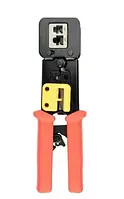 Кліщі обтискні (кримпер) Cablexpert T-WC-05, для RJ45 / RJ12 / RJ11, храповий механізм