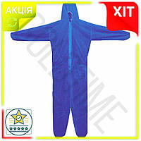 GL Комбінезон малярський Sigma Max Line 3.1 з капюшоном захисний синій для роботи з фарбою та пилом за LO31\PR