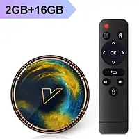 ТБ-приставка Vontar X2 Amlogic S905W2, 2Gb/16Gb, Wi-Fi 2.4G +5G +100 Mb, USB2.0x2, Mali-G31, HDMI, BT, Android 11, 4K 60 fps