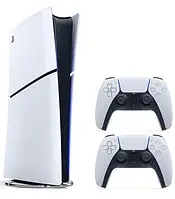 Ігрова приставка Sony PlayStation 5 Slim Digital Edition, White, без Blu-ray приводу + додатковий джойстик DualSense