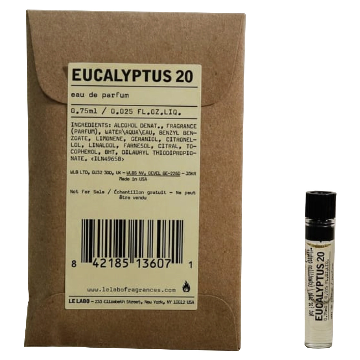 Le Labo Eucalyptus 20 Парфумована вода (пробник) 0.75ml (842185136071)