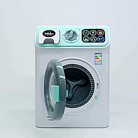 Іграшка пральна машина для дітей зі звуком і світлом — обертовий барабан, біла, арт. RP88789, фото 2