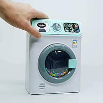 Іграшка пральна машина для дітей зі звуком і світлом — обертовий барабан, біла, арт. RP88789, фото 4