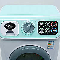 Іграшка пральна машина для дітей зі звуком і світлом — обертовий барабан, біла, арт. RP88789, фото 3