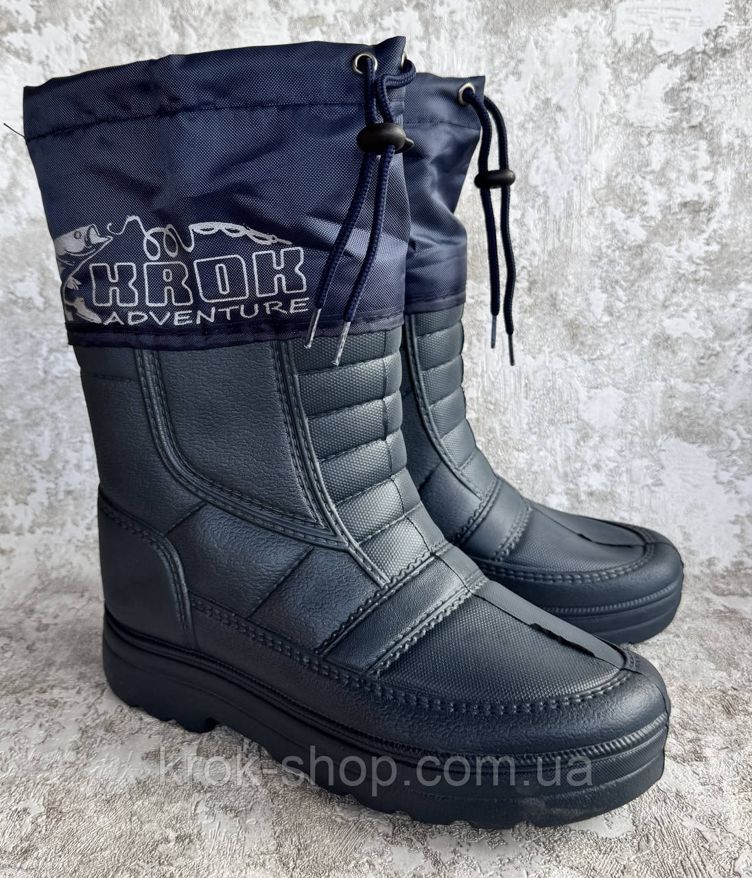 Чобітки підліток зі вставками Крок оптом, фото 1
