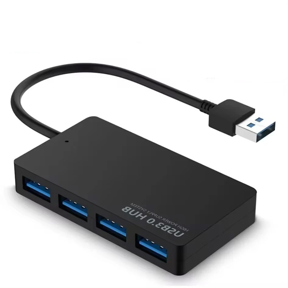 USB А HUB 3.0 Високошвидкісний 4-портовий багатофункціональний адаптер-розгалужувач, фото 1