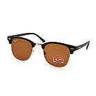 Окуляри Ray Ban 3016 Clubmaster коричневі, фото 2