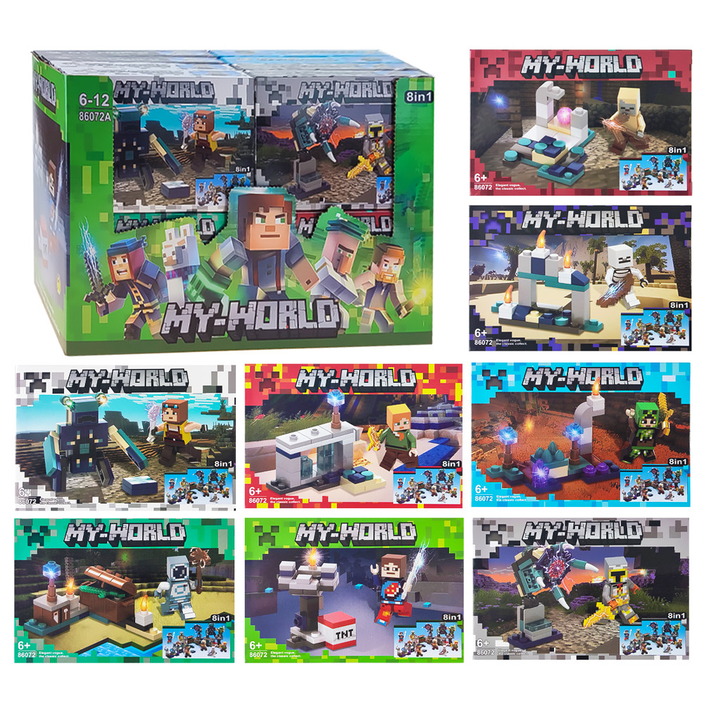 Конструктор 8 в 1 My World №86072