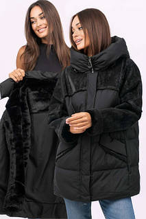 Зимова куртка-дублянка жіноча Mishele 44, 46, 48, 50, 52, 54