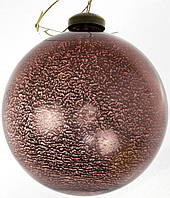 Куля скло 10см,брусничний №118-742/Bonadi/(6)