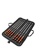 Подарунковий набір шампурів з деревяною руякою в сумці "Єнот-5", фото 4