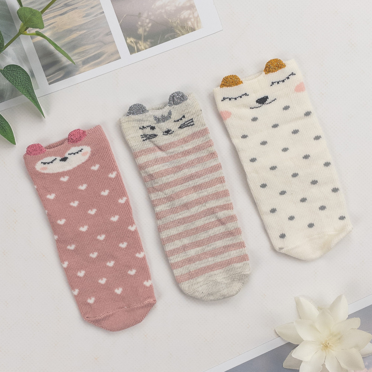 Шкарпетки дитячі BROSS Туреччина (розміри: 13-15, 19-21) | 3 шт.