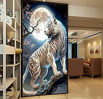 Набір для вишивання хрестиком Королівський Тигр Розмір картини 61*89см