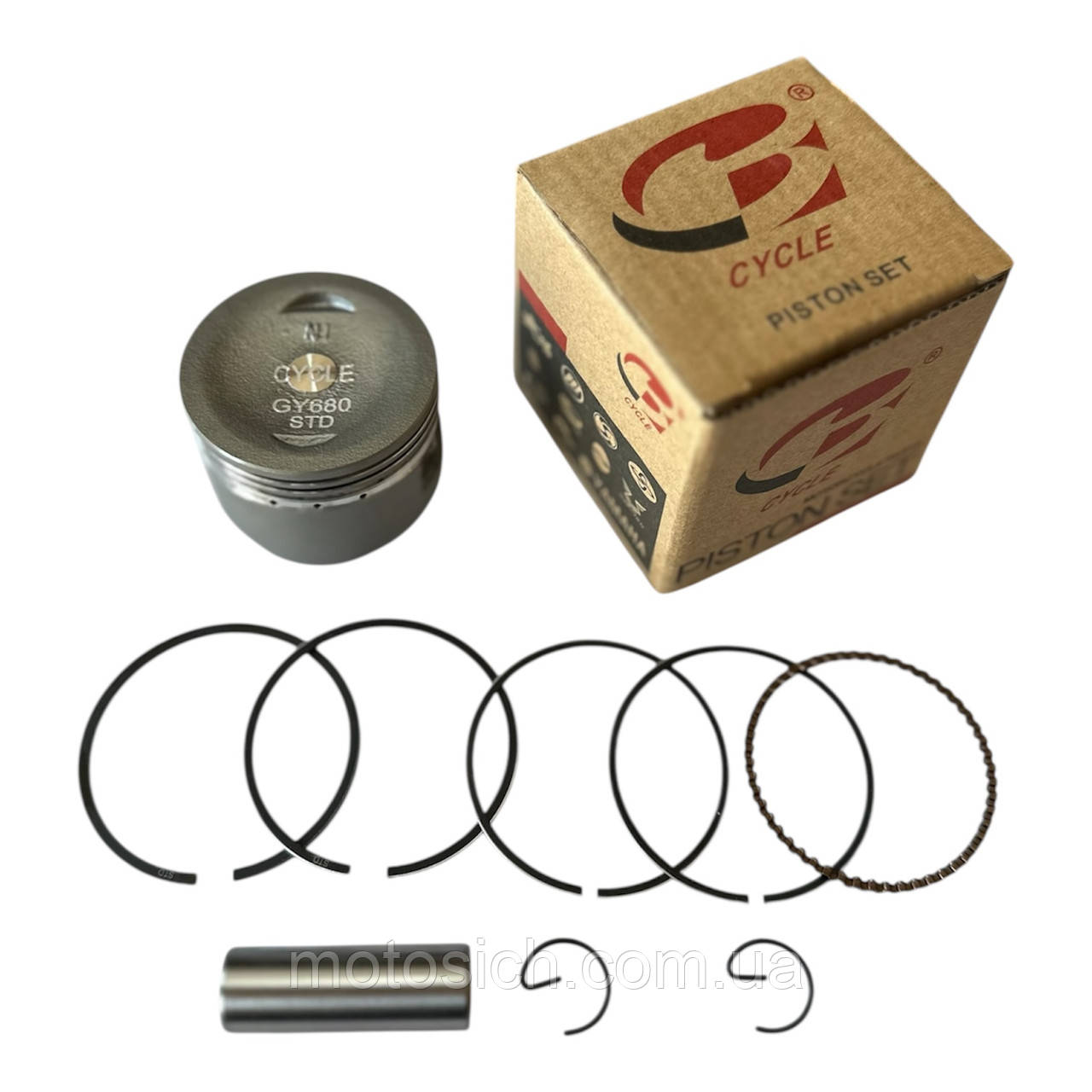 Поршень 4т GY6-80сс, ø-47 мм, фото 1