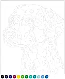 Розмальовка за номерами Жорж Кольоровий код, фото 2