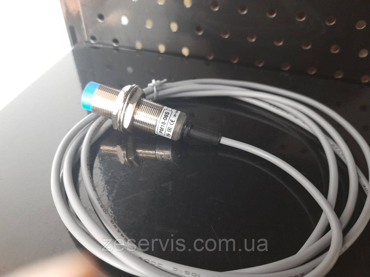 Датчик індуктивний PM18-08S, Fotek, фото 1