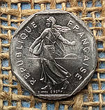 2 франка 1979 року. Францiя, фото 2