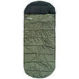 Спальний мішок-ковдра зимовий Ranger Winter 225х85 см, спальник військовий теплий на флісі хакі, фото 3