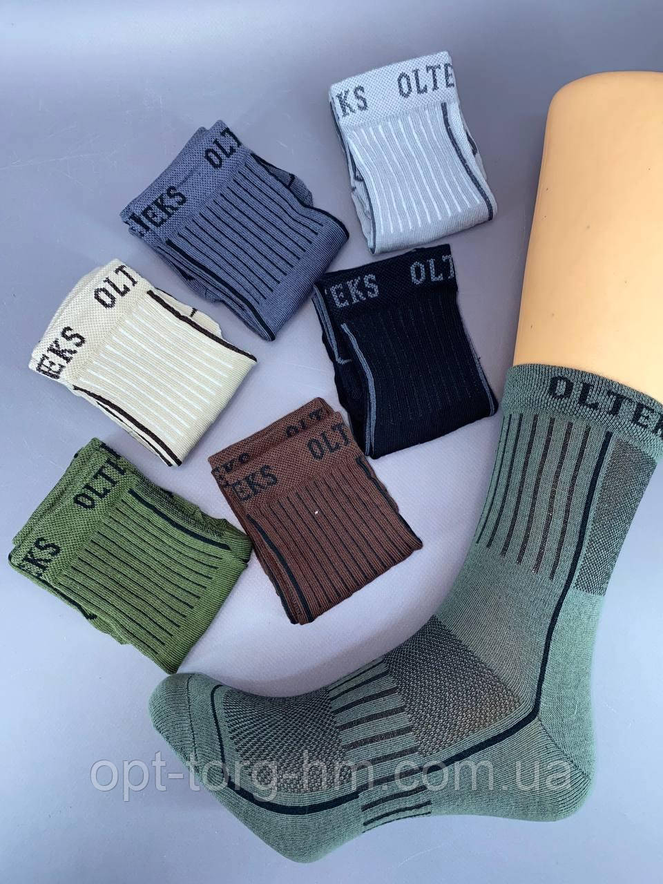 Чоловічі шкарпетки сітка для активного відпочинку "Оlteks" (39-42взуття) 7пар/уп, фото 1