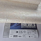 Шпалери вінілові на флізеліні 0.53 × 10.05 м Marburg 74916, бежеві — для спальні, вітальні, коридору, фото 6