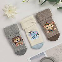 Шкарпетки дитячі BROSS Туреччина (розміри: 13-15, 16-18, 19-21) | 3 шт.