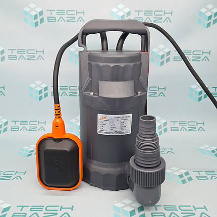 Насос дренажний садовий 0.55кВт Hmax 9м Qmax 233л/хв (част. до 5мм) LEO (773114), фото 1
