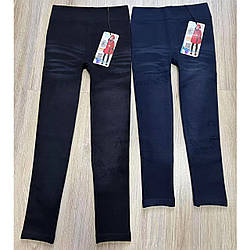 Дитячі зимові лосини на хутрі "Кішечка" Розміри: 6-9 років (16391)