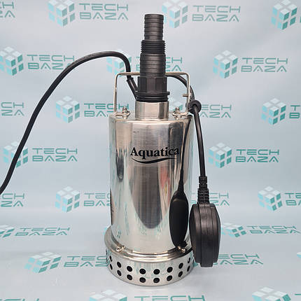 Насос дренажний садовий 0.75 кВт Hmax 8м Qmax 180 л/хв (частот. до 5 мм, неірж) AQUATICA (773055), фото 1
