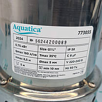 Насос дренажний садовий 0.75 кВт Hmax 8м Qmax 180 л/хв (частот. до 5 мм, неірж) AQUATICA (773055), фото 3