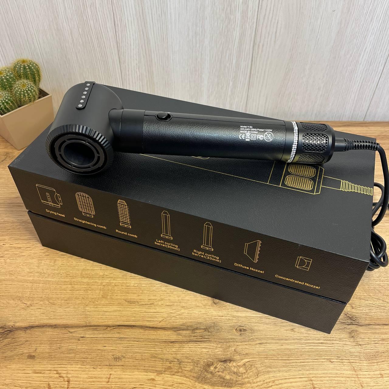 Фен Стайлер для волосся 7 в 1 - чорний (9)