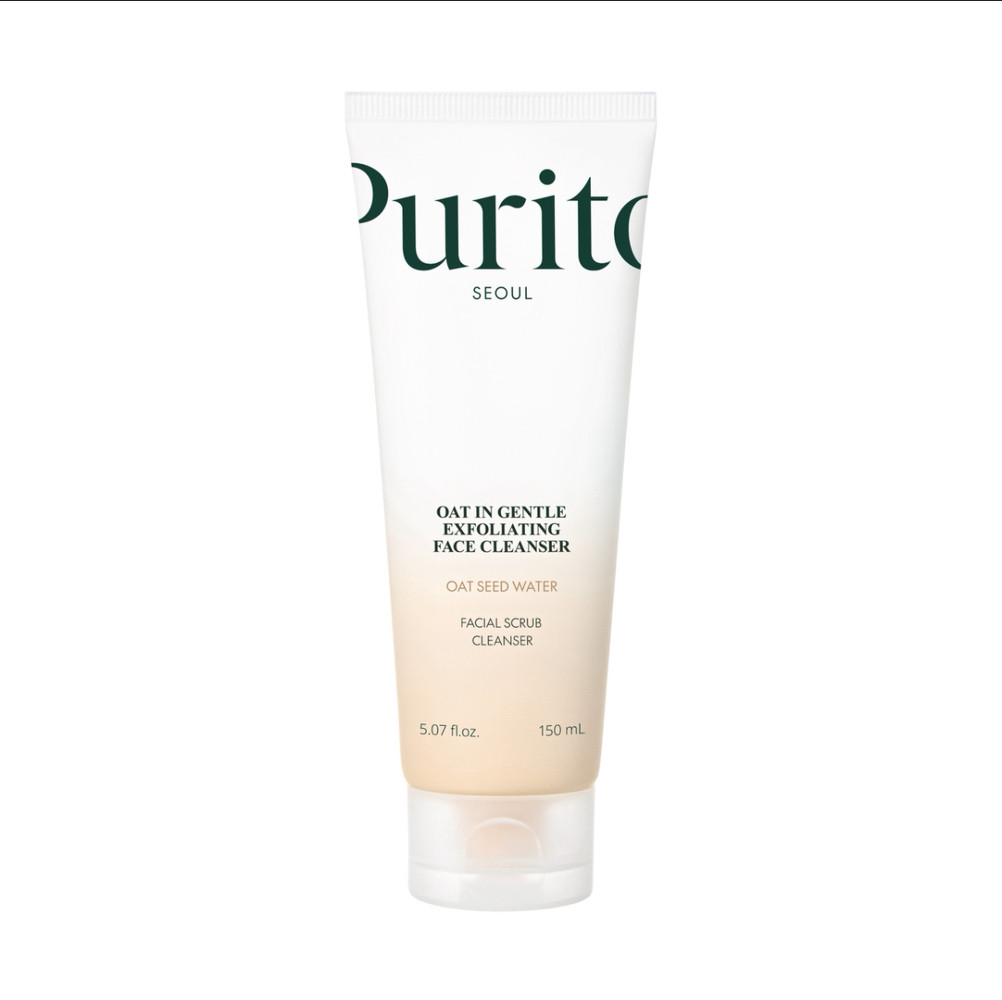 Маска-пінка для умивання з часточками вівса Purito Seoul Oat In Gentle Exfoliating Face Cleanser, 150 ml, фото 1