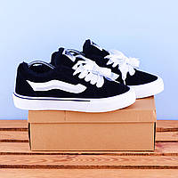 Зимові Кеди Кросівки сти лі Vans Knu Skool Imran Potato чорні