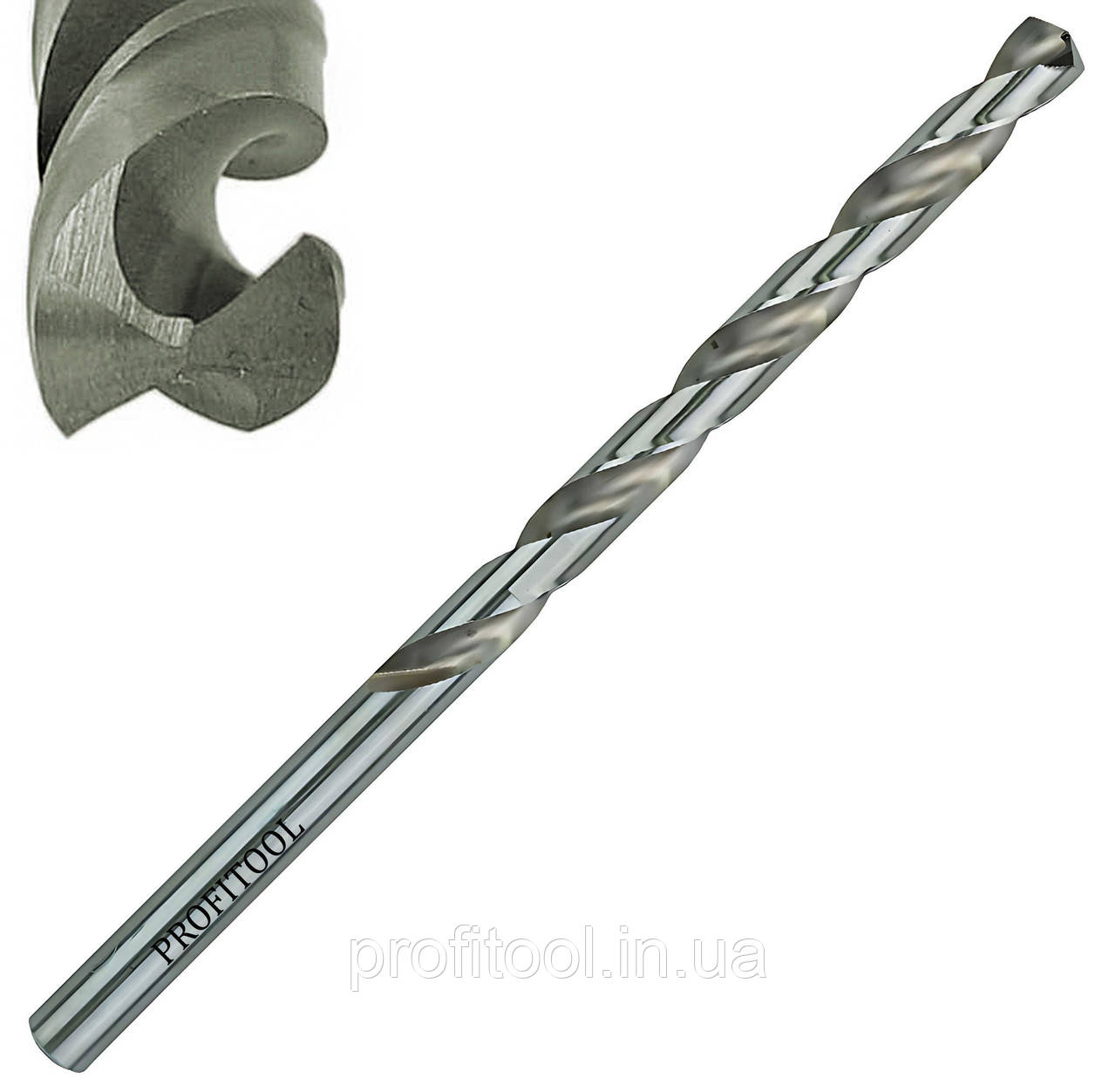 Свердло по металу PROFITOOL 10,5х121х184 мм HSS-G, DIN 340 RN (40831) (1 шт.), фото 1