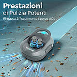 Робот-пилосос для басейну TALOSBO Pleco S1, акумуляторний, 80 хв роботи, очищення дна, подвійний мотор, фото 3