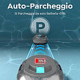 Робот-пилосос для басейну TALOSBO Pleco S1, акумуляторний, 80 хв роботи, очищення дна, подвійний мотор, фото 7