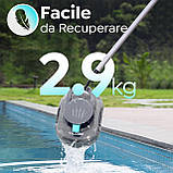 Робот-пилосос для басейну TALOSBO Pleco S1, акумуляторний, 80 хв роботи, очищення дна, подвійний мотор, фото 4