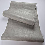 Шпалери вінілові на флізеліні 0.53 × 10.05 м Marburg 6611-30, сіро-бежеві — для спальні, вітальні, коридору, фото 5