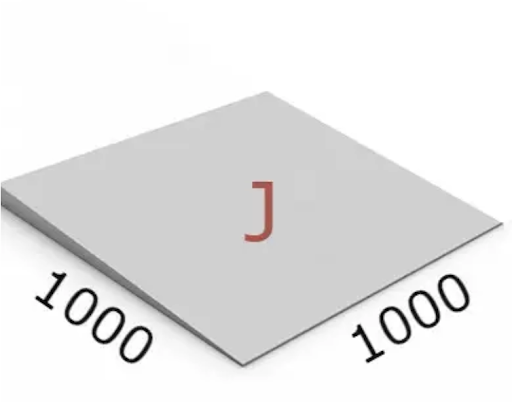 Клиноподібний утеплювач для плоскої покрівлі з пінопласту високої щільності. Елемент J, фото 1