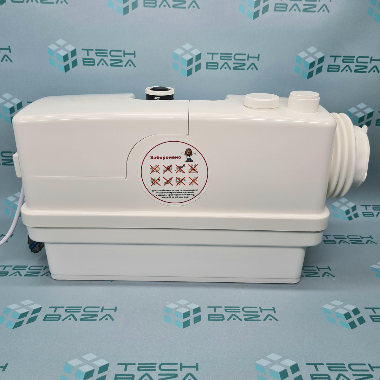 Станція каналізаційна 0.6кВт Hmax 8.5м Qmax 110л/хв 3 входу + боковий вхід 90мм LEO 3.0 WC601В (776916)