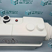 Станція каналізаційна 0.6кВт Hmax 8.5м Qmax 110л/хв 3 входу + боковий вхід 90мм LEO 3.0 WC601В (776916), фото 2