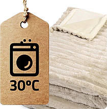 Електроковдра BD-961 Плюшева 180x160см Двомісна 10 Режимів 160 Вт Таймер 10 год, фото 4